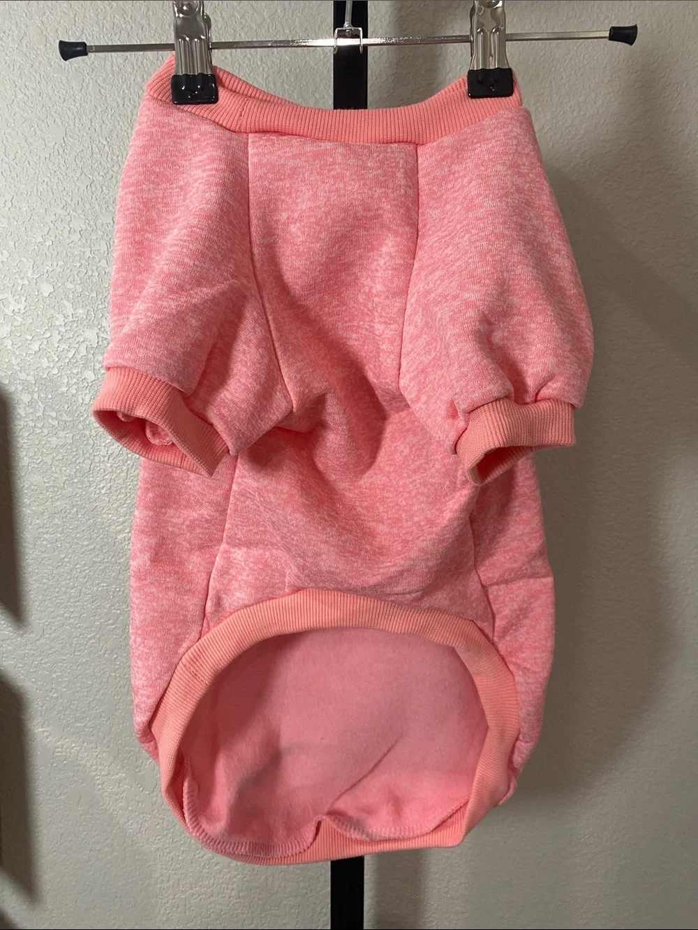 Pink Heather Dog Sweatshirt - Cozy Pet Pullover szM see tag for sizing